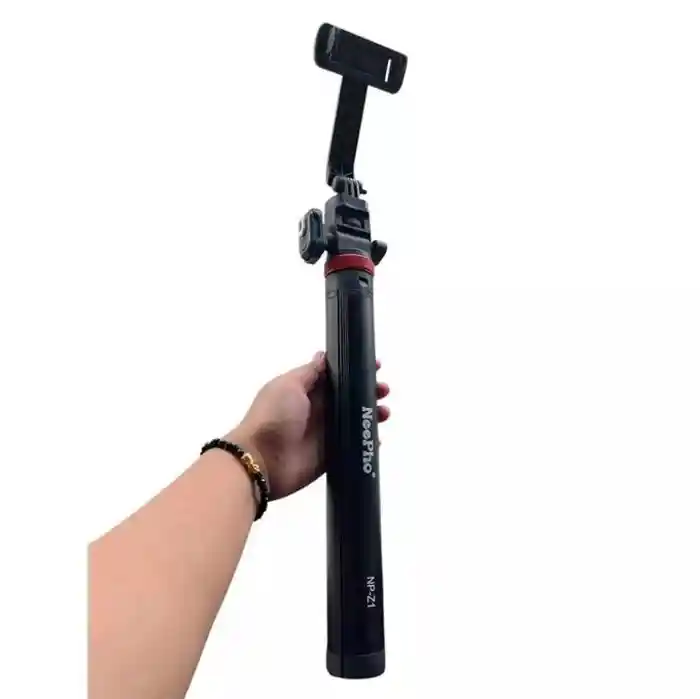 NeePho NP-Z1 REMOTE Extendable Folding Vlog Tripod Phone Mount